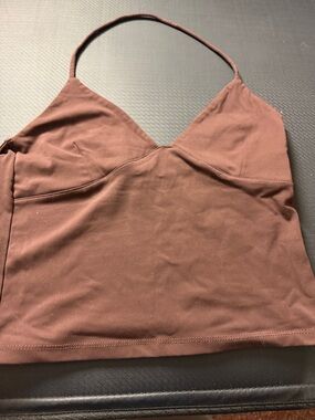 Cotton On Brown Spaghetti Strap Crop Top